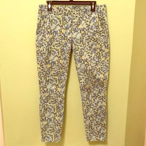 Blue & Yellow Print Khakis by Gap